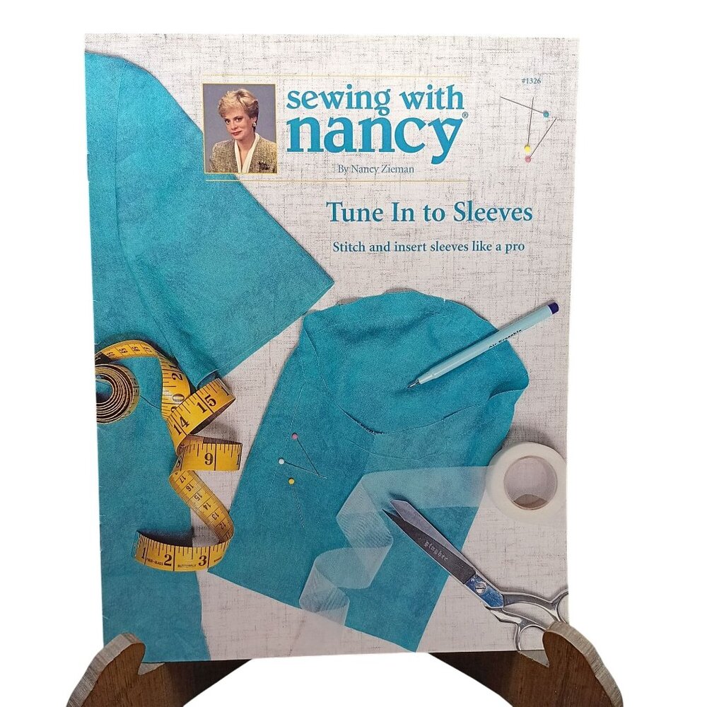 Sewing With Nancy "Tune In To Sleeves" Book By Nancy Zieman Stitch & Insert Slee